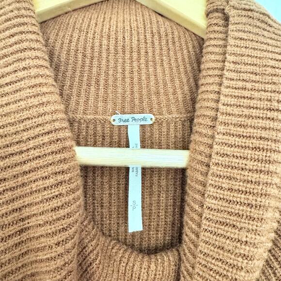 Free People Softly Structured Colorblock Sweater in Candy Pop - Picture 8 of 12